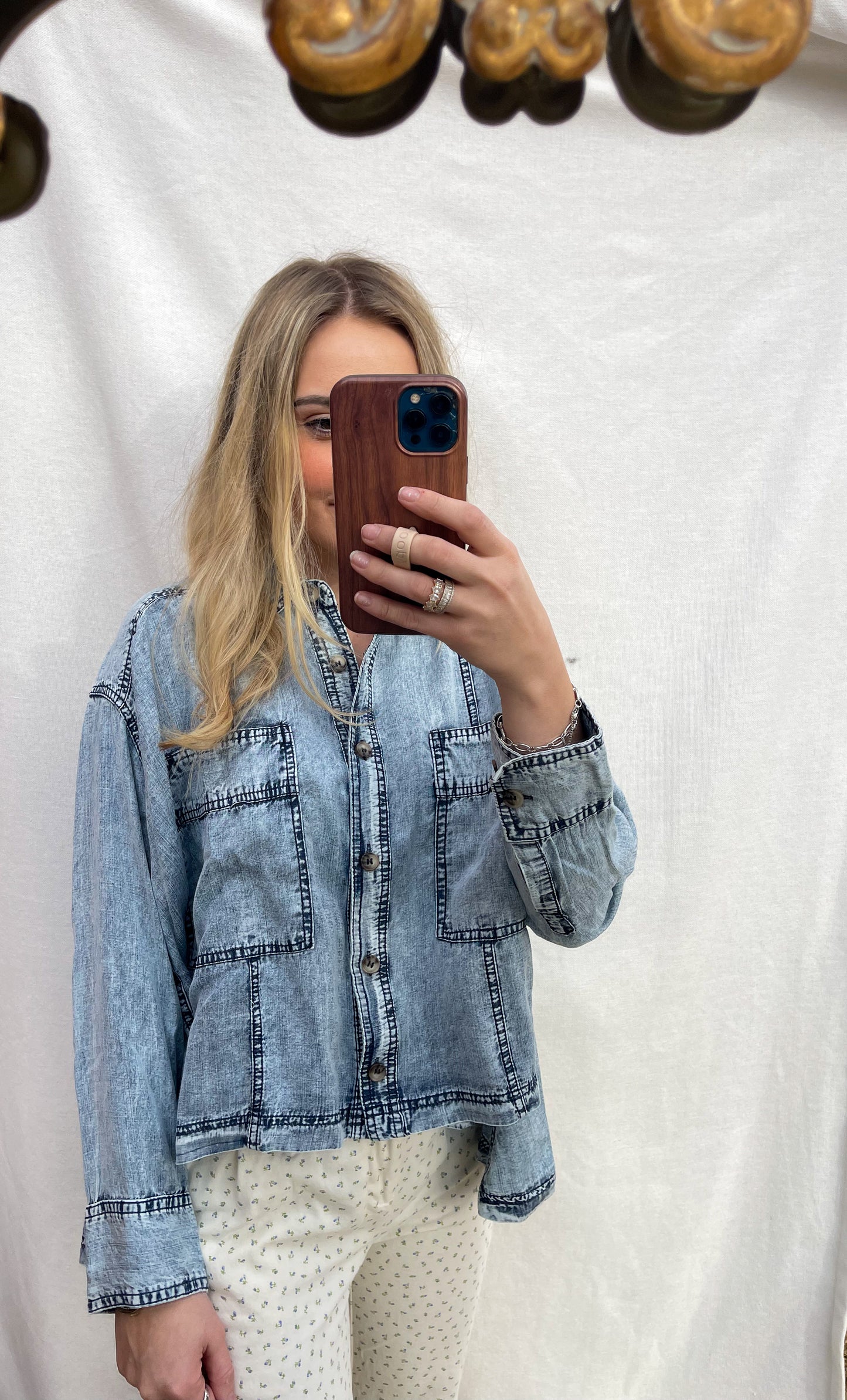 Brooke Denim Top