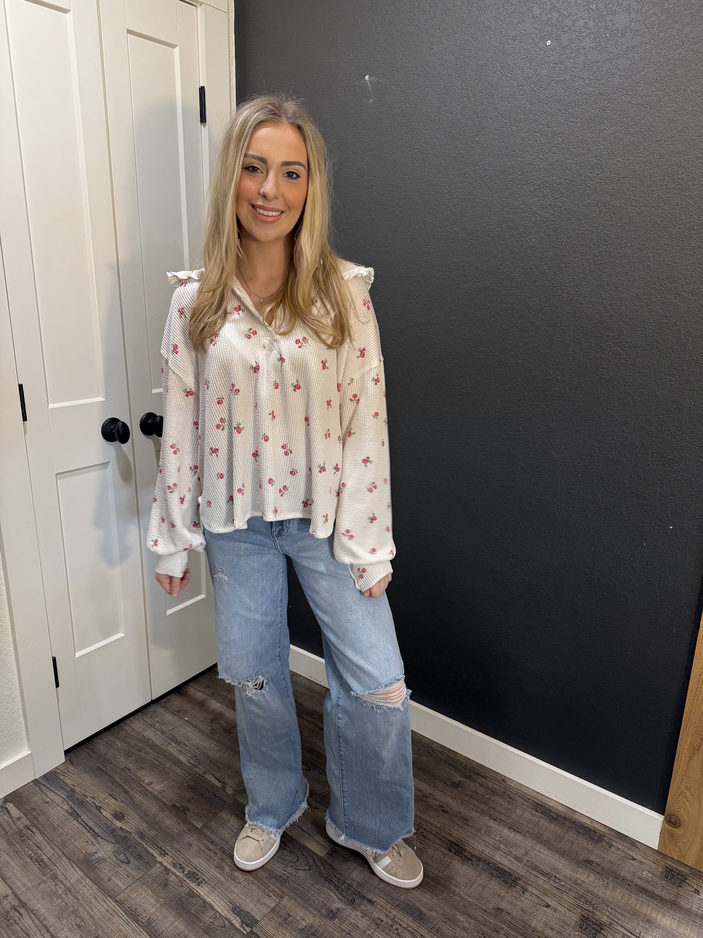 Emma Floral Top