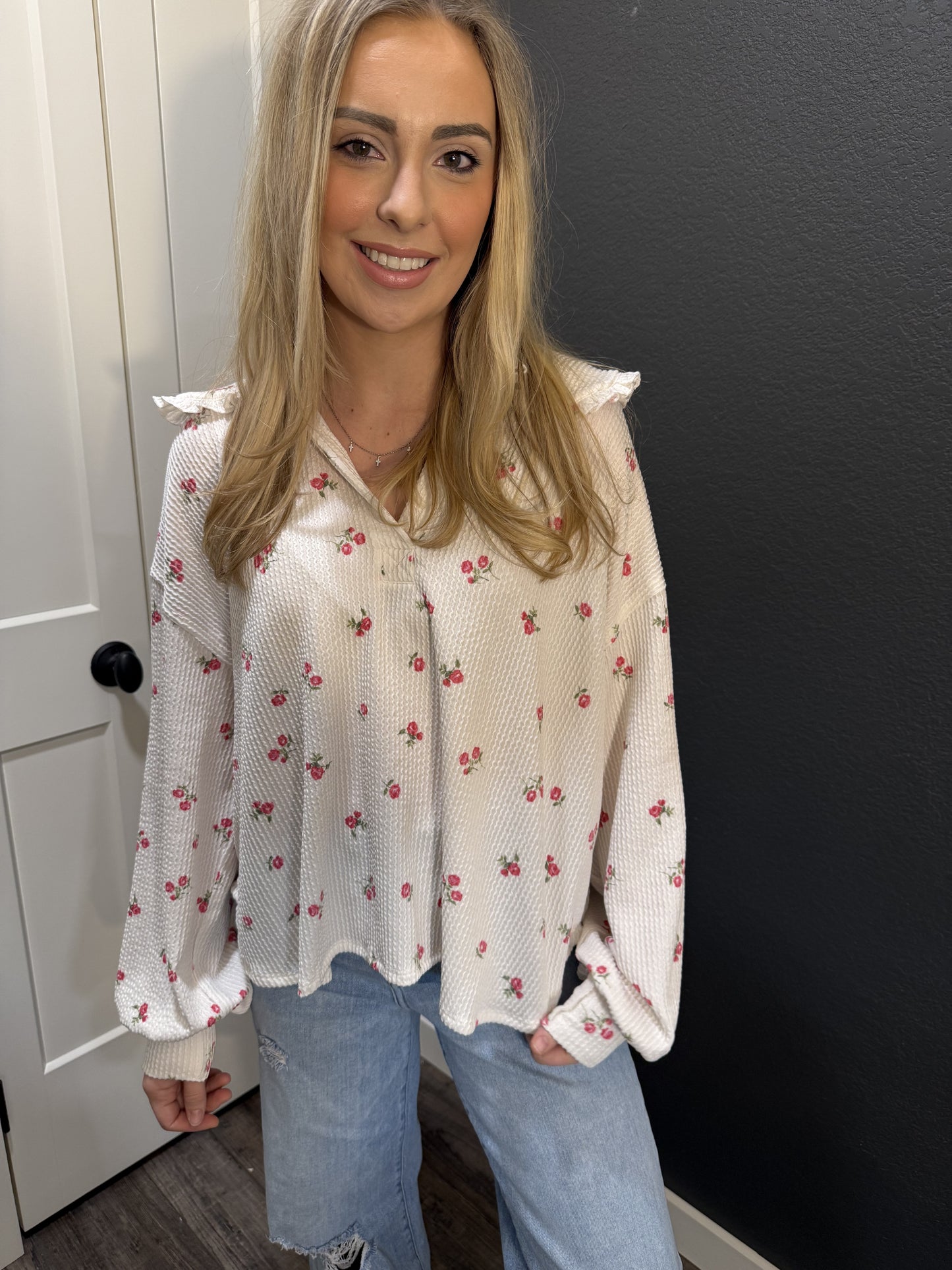 Emma Floral Top