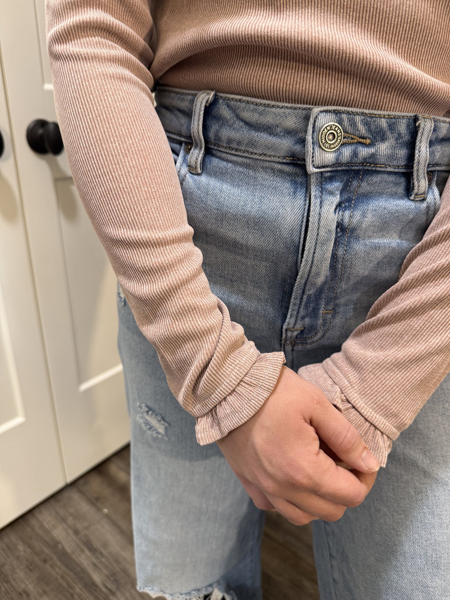 Adalyn Knit Ruffle Top