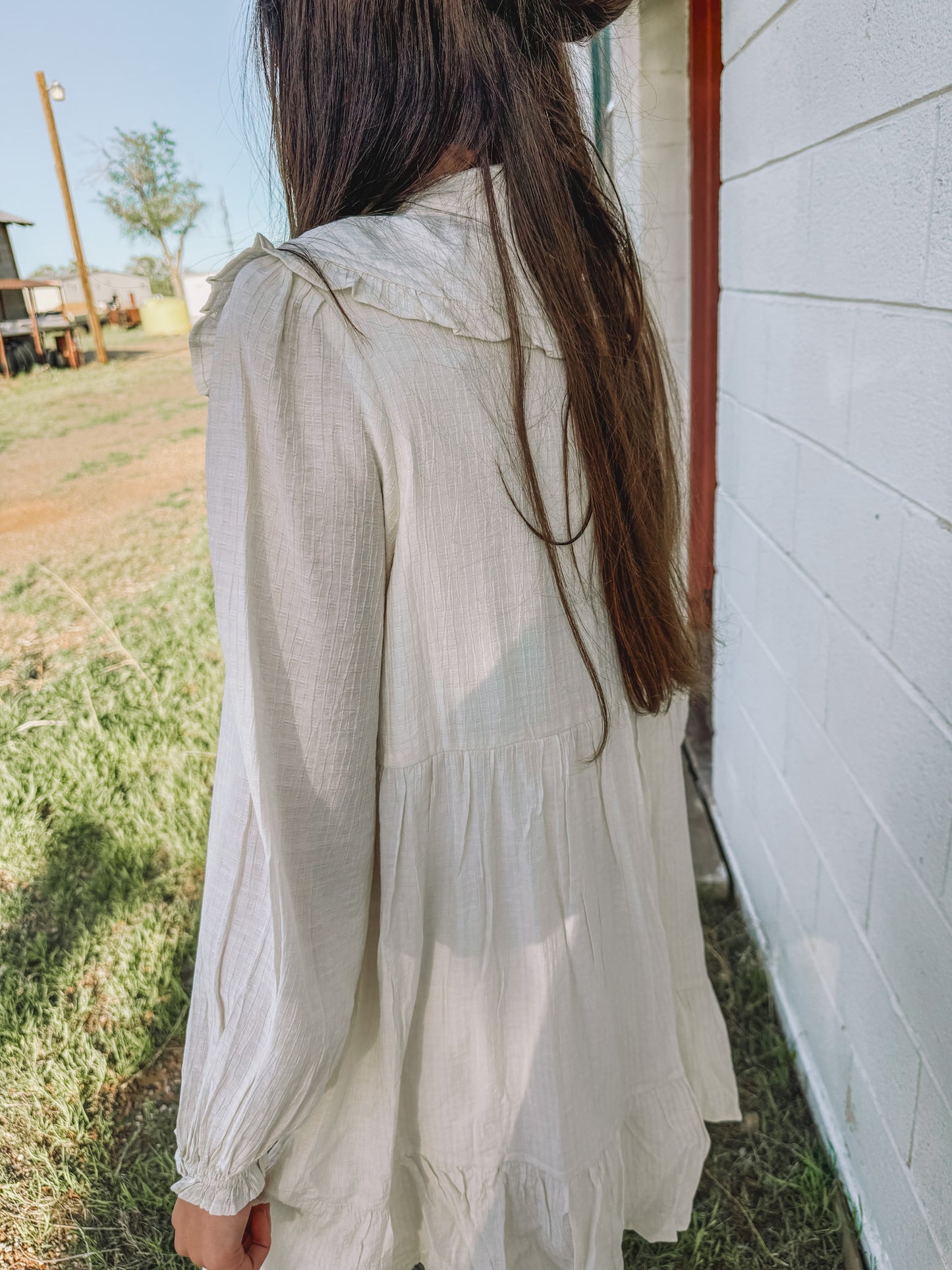 Peterpan Button Front Dress